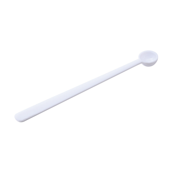 White Round Medical Mini Plastic Measuring Spoon Scoop